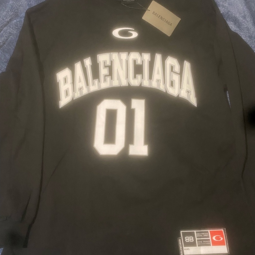 Balenciaga Black Long Sleeve Shirt